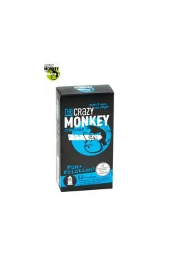 12 Préservatifs Crazy Monkey Fun & Friction