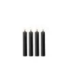 4 Bougies SM Basse Température Noires