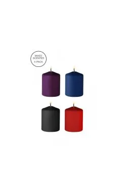 4 Bougies SM Basse Température Parfums Variés