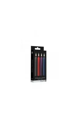 4 Bougies SM Colorées Basse Température -SexToys Soldes 4 bougies sm colorees basse temperature 3