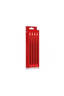 4 Bougies SM Rouges Large Basse Température -SexToys Soldes 4 bougies sm rouges large basse temperature 3