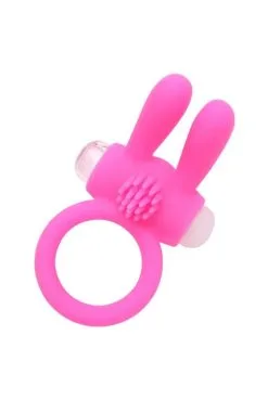 Anneau Vibrant Silicone Rose Oreilles De Lapin