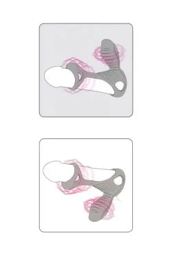 Anneau Vibrant Stimulateur Couple Gladiator + LRS Usb -SexToys Soldes anneau vibrant stimulateur couple gladiator lrs usb 4