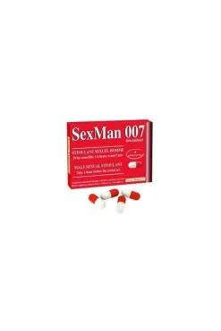 Aphrodisiaque SexMan 007 (4 Gélules)