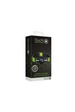 Baillon Boule Phosphorescent -SexToys Soldes baillon boule phosphorescent 3