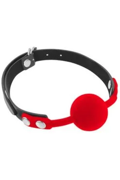 Baillon Boule Rouge Silicone