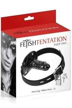 Bâillon Godemichet Long Entrant -SexToys Soldes baillon godemichet long entrant 2