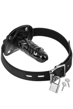 Bâillon Godemichet Long Entrant