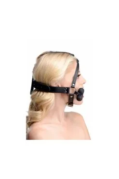 Baillon Os Et Harnais De Tête -SexToys Soldes baillon os et harnais de tete 2