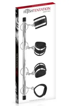 Barre De Soumission 4 Menottes Fetish Tentation -SexToys Soldes barre de soumission 4 menottes fetish tentation 2