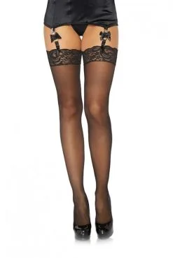 Bas Couture Strass Et Petits Noeuds -SexToys Soldes bas couture strass et petits noeuds 2