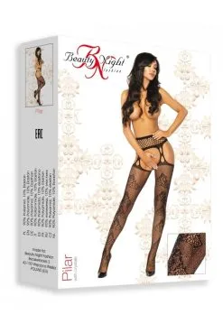 Bas Jarretelles Sexy Noir Pilar -SexToys Soldes bas jarretelles sexy noir pilar 4