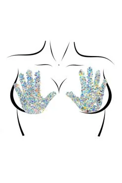 Bijoux Adhésifs Pour La Poitrine Main.