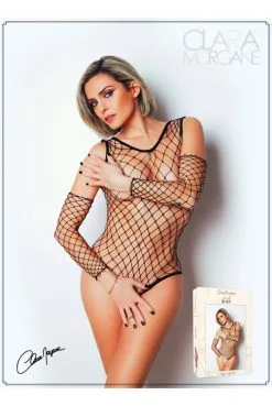 Body Et Mitaines Large Résille -SexToys Soldes body et mitaines large resille 2