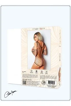 Body Et Mitaines Large Résille -SexToys Soldes body et mitaines large resille 4