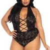Body Grande Taille Dentelle Ouvert