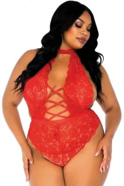 Body Grande Taille Dentelle Ouvert -SexToys Soldes body grande taille dentelle ouvert 2