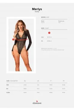 Body Merlys Noir -SexToys Soldes body merlys noir 8