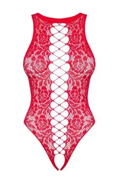 Body Ouvert Rouge Dos Ouvert -SexToys Soldes body ouvert rouge dos ouvert 2