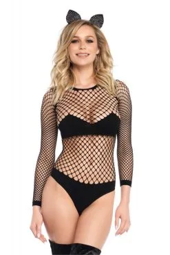 Body Petite Chatte Résille