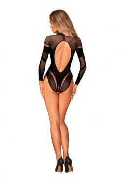Body Sexy Manches Longues Semi Opaque -SexToys Soldes body sexy manches longues semi opaque 4