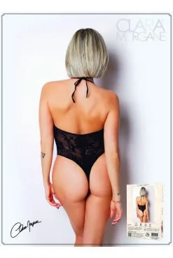 Body String Echancré Fine Résille à Motifs -SexToys Soldes body string echancre fine resille a motifs 3