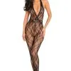 Bodystocking Décolleté Et Dos Vertige Croisé