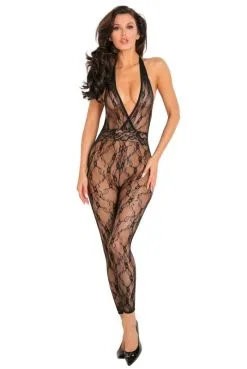 Bodystocking Décolleté Et Dos Vertige Croisé
