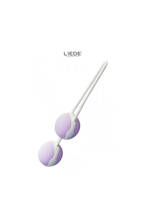Boules De Geisha Blanche Et Mauve -SexToys Soldes boules de geisha blanche et mauve