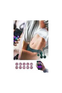 Boules De Kegel Vibrantes Connectées -SexToys Soldes boules de kegel vibrantes connectees 2