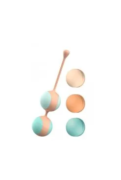 Boules Geisha X5 Kewos Pêche/Menthe