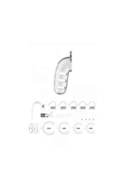 Cage Chasteté 14cm Avec Plug Anal ManCage 12 -SexToys Soldes cage chastete 14cm avec plug anal mancage 12 3