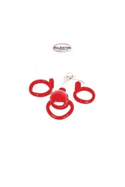 Cage De Chasteté ABS Rouge -SexToys Soldes cage de chastete abs rouge 3