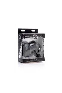 Cage De Chasteté Restrictive Noire By Master Series -SexToys Soldes cage de chastete restrictive noire by master series 2