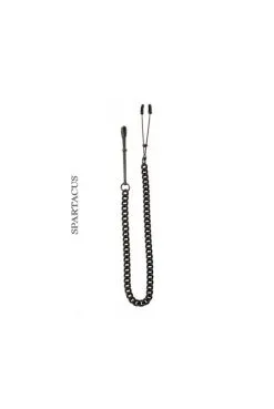 Chaine Pinces à Seins Noir