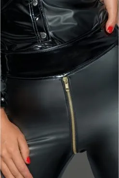 Chemisier Fetish Wetlook Mat Fetish Et Vinyle Brillant -SexToys Soldes chemisier fetish wetlook mat fetish et vinyle brillant 4