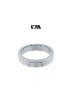 Cockring Ribbed Acier