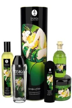 Coffret Bio Plaisir Massage Lubrifiant Sels De Mer