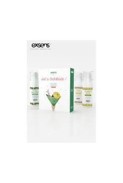Coffret Huile Massage Comestible Et Chauffante Let's Celebrate
