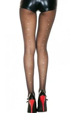 Collant Couture Strass Arrière