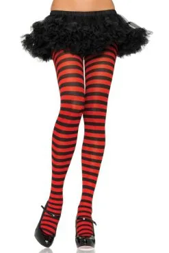 Collant Rayures 2 Couleurs Grande Taille -SexToys Soldes collant rayures 2 couleurs grande taille 1