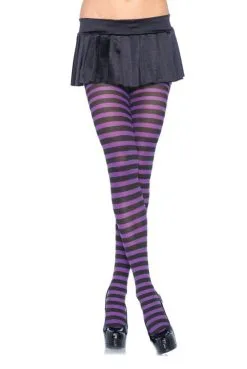 Collant Rayures 2 Couleurs Grande Taille -SexToys Soldes collant rayures 2 couleurs grande taille 2