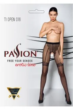 Collants Ouverts Effet Culotte Ouverte à Jarretelles Noir 5 Collants Ouverts Effet Culotte Ouverte à Jarretelles Noir -SexToys Soldes collants ouverts effet culotte ouverte a jarretelles noir 2