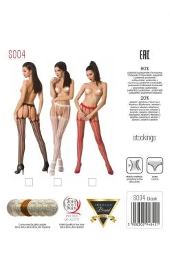 Collants Ouverts Multiples Jarretelles Noir Passion -SexToys Soldes collants ouverts multiples jarretelles noir passion 2