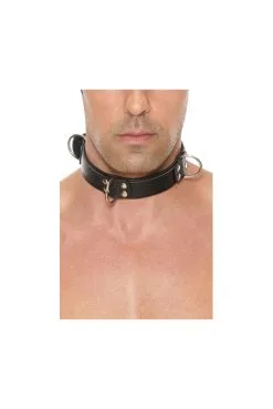 Collier Bondage Deluxe Noir By Ouch! -SexToys Soldes collier bondage deluxe noir by ouch 1