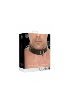 Collier Bondage Deluxe Noir By Ouch! -SexToys Soldes collier bondage deluxe noir by ouch 2