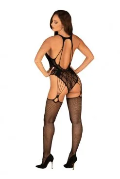 Combi Body Stocking Graphique Dos Nu -SexToys Soldes combi body stocking graphique dos nu 1