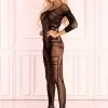 Combi BodyStocking Graphique Manches 3/4