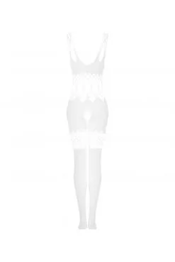 Combi Bodystocking Ouverte Sexy Blanche -SexToys Soldes combi bodystocking ouverte sexy blanche 5