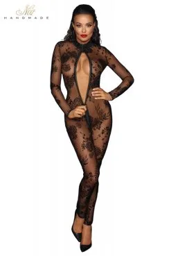Combinaison Intégrale Transparente Triple ZiP Tulle Floqué 13 Combinaison Intégrale Transparente Triple ZiP Tulle Floqué -SexToys Soldes combinaison integrale transparente triple zip tulle floque 5